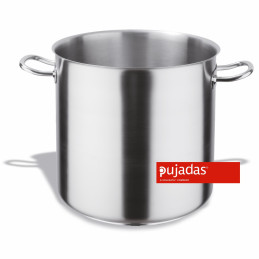 Olla recta 40 cm. con tapa...