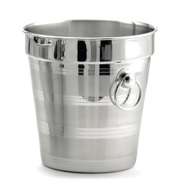 Cubo para hielo en acero...