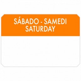 Rollo etiquetas SABADO