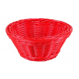 CESTA PP REDONDA ROJO...