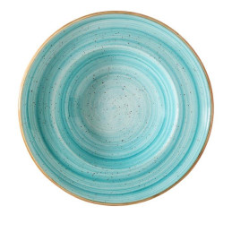 PLATO PASTA AQUA ø27cm_C/6