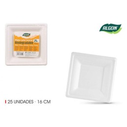 PLATO BIO. CUAD. 16CM CAÐA...